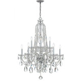 Crystal - Five Light Chandelier in Classic Style - 32 Inches Wide by 36 Inches High