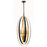 Luna - Six Light Pendant in Classic Style - 16 Inches Wide by 36 Inches High