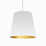 Oversized Drum - One Light Large Pendant