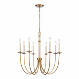 Neville - 8 Light Chandelier In Farmhouse Style-26 Inches Tall and 28 Inches Wide