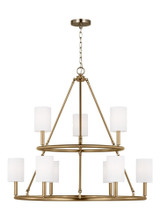 Egmont - 9 Light Chandelier In Traditional Style-33 Inches Tall and 36 Inches Wide