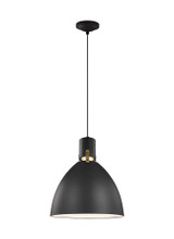 Generation Lighting-Sean Lavin-Pendant 1 Light in Contemporary Style-14.13 Inch Wide by 17 Inch Tall