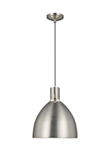 Generation Lighting-Sean Lavin-Pendant 1 Light in Contemporary Style-16.5 Inch Wide by 19.75 Inch Tall