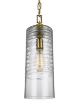 Generation Lighting-Sean Lavin-Pendant 1 Light in Contemporary Style-5.88 Inch Wide by 18.75 Inch Tall