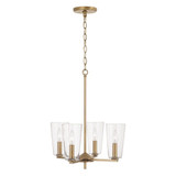 Portman - 4 Light Pendant In Minimalistic Style-21 Inches Tall and 17.5 Inches Wide