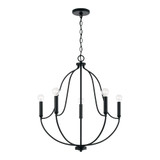 Madison - 5 Light Chandelier In Transitional Style-26.75 Inches Tall and 25 Inches Wide