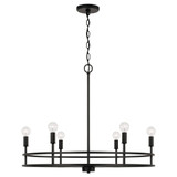 Fuller - 6 Light Chandelier In Contemporary Style-23.75 Inches Tall and 28 Inches Wide