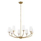 Adeena - 8 Light Chandelier In Traditional Style-24.5 Inches Tall and 36.5 Inches Wide