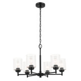 Winslow - 6 Light Large Chandelier In Industrial Style-16.5 Inches Tall and 26 Inches Wide