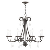 Daphne - 8 Light Large Chandelier-25 Inches Tall and 29.75 Inches Wide