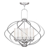 Westfield - 5 Light Chandelier in Contemporary Style - 26 Inches wide by 24 Inches high