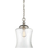 1 Light Pendant In Mid-Century Modern Style-16.5 Inches Tall and 9.75 Inches Wide