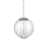 3 Light Pendant In Mid-Century Modern Style-17.13 Inches Tall and 13.75 Inches Wide