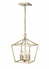 Ritner - 4 Light Pendant-18 Inches Tall and 12 Inches Wide