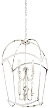 Jupiter's Canopy - 8 Light 2-Tier Pendant in Transitional Style - 33.75 inches tall by 19.75 inches wide