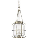 3 Light Pendant-Traditional Style with Nautical and Transitional Inspirations-28 inches tall by 12.88 inches wide