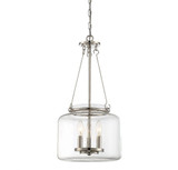 3 Light Pendant-Transitional Style with Traditional and Vintage Inspirations-24 inches tall by 12 inches wide