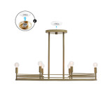 6 Light Chandelier Hand Painted Tallant 6 Light Chandelier Hand Painted Tallant