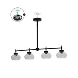 4 Light Chandelier Linear Kinsmon 4 Light Chandelier Linear Kinsmon