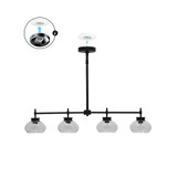 4 Light Chandelier Linear Kinsmon 4 Light Chandelier Linear Kinsmon