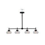 4 Light Chandelier Linear Kinsmon 4 Light Chandelier Linear Kinsmon