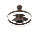 Sky Fan & Turbo Heater 4 blades Espresso Bronze finish