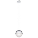 Moonlit - 17W 1 LED Pendant In Contemporary Style- Inches Tall and 8 Inches Wide