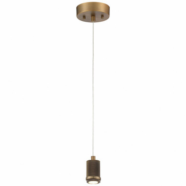 Port Nine Stark - 9W 1 LED Pendant In Industrial Style-3.75 Inches Tall and 2.25 Inches Wide