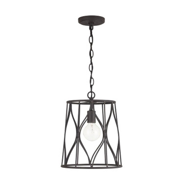 Quill - 1 Light Pendant In Transitional Style-13.75 Inches Tall and 11 Inches Wide