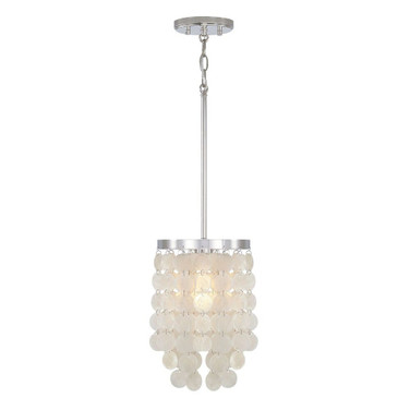 Shelby - 1 Light Pendant In Transitional Style-12.5 Inches Tall and 8.25 Inches Wide