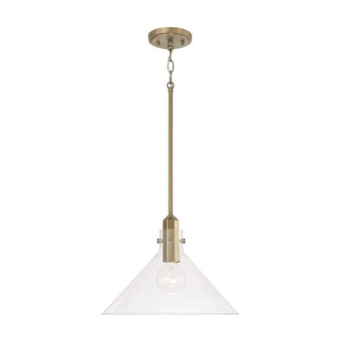 Greer - 1 Light Pendant In Modern Style-10.25 Inches Tall and 14 Inches Wide