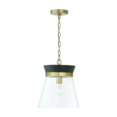 Finn - 1 Light Pendant In Industrial Style-14 Inches Tall and 12 Inches Wide