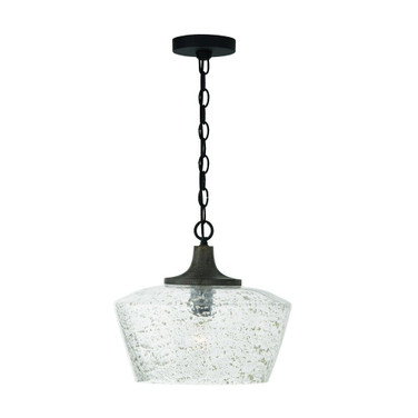 Clive - 1 Light Pendant In Farmhouse Style-12.5 Inches Tall and 14 Inches Wide