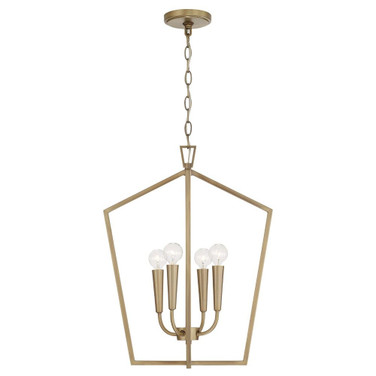 Holden - 4 Light Foyer In Modern Style-22 Inches Tall and 16.75 Inches Wide