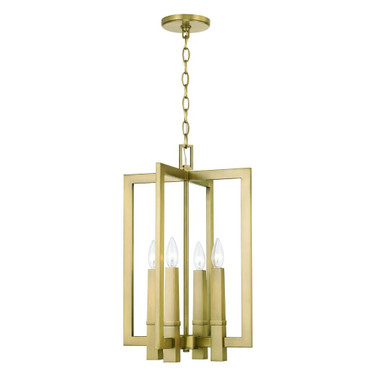 Blake - 4 Light Foyer In Minimalist Style-22 Inches Tall and 14 Inches Wide