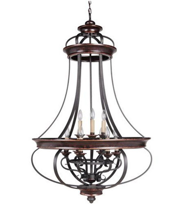 Stafford - Nine Light Foyer - 30.63 inches wide by 49.75 inches high