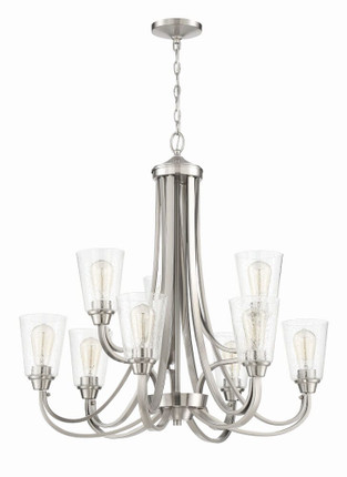 Grace - Nine Light Chandelier in Transitional Style - 32 inches wide by 31 inches high