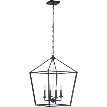 Flynt - Four Light Large Foyer in Transitional Style - 19 inches wide by 29 inches high