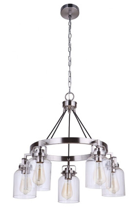 Foxwood - Five Light Chandelier - 24.63 inches wide by 25.63 inches high