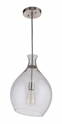 Pendant - One Light Pendant - 11.3 inches wide by 16.2 inches high