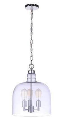 Jackson - 3 Light Pendant In Traditional Style-17.5 Inches Tall and 13.63 Inches Wide