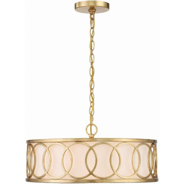 Graham - 6 Light Chandelier-8 Inches Tall and 18 Inches Wide