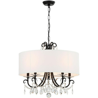 Othello - 5 Light Chandelier-21 Inches Tall and 24 Inches Wide