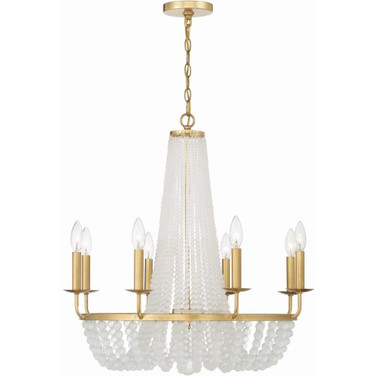 Bella - 8 Light Chandelier In Traditional Style-26 Inches Tall and 26 Inches Wide