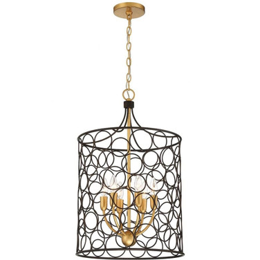 Stemmons - 6 Light Lantern In Classic Style - 16 Inches Wide By 26.25 Inches High