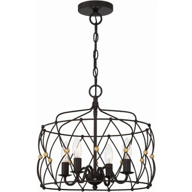 Zucca - 4 Light Chandelier-14.5 Inches Tall and 16.5 Inches Wide