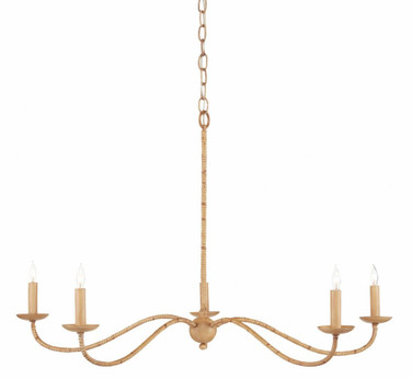 Saxon - 5 Light Small Chandelier In 21.5 Inches Tall and 33.25 Inches Wide