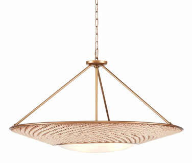 Monsoon - 3 Light Chandelier-20 Inches Tall and 40 Inches Wide