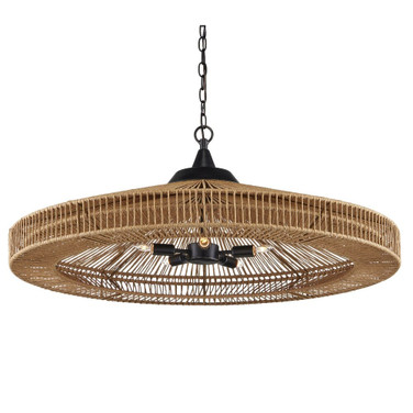 Maldives - 5 Light Chandelier-14.5 Inches Tall and 36 Inches Wide