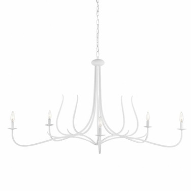 Passion - 5 Light Chandelier-27.25 Inches Tall and 50.5 Inches Wide